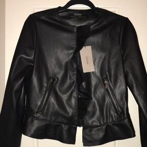 Zara Faux Leather Jacket